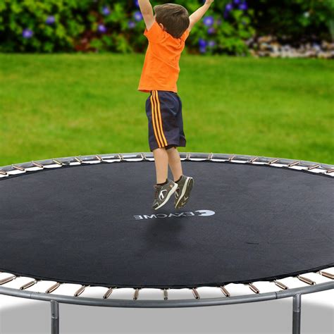 trampoline jumping mat not going on